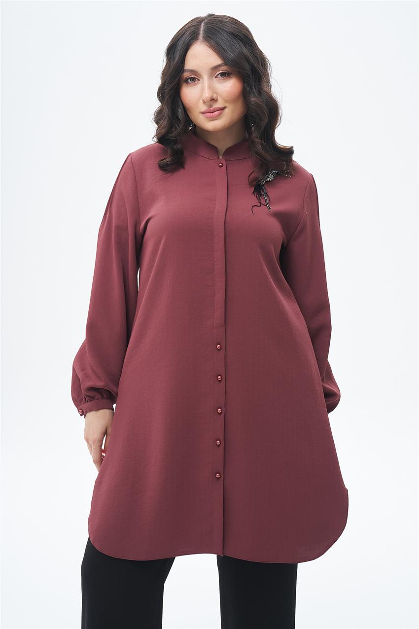 Tunic-Chestnut KA-A23-21102-312