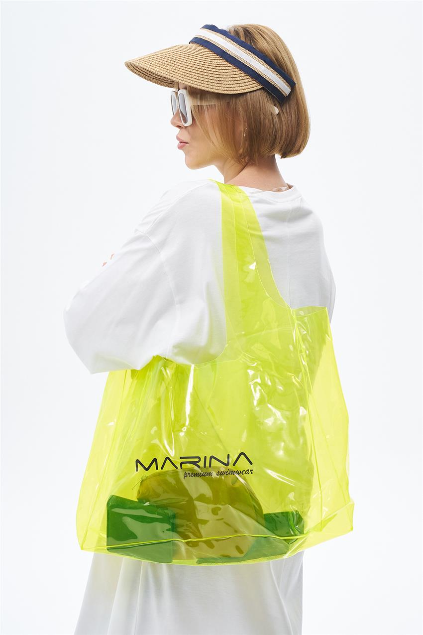 Beach Bag-Neon Yellow C2402-222