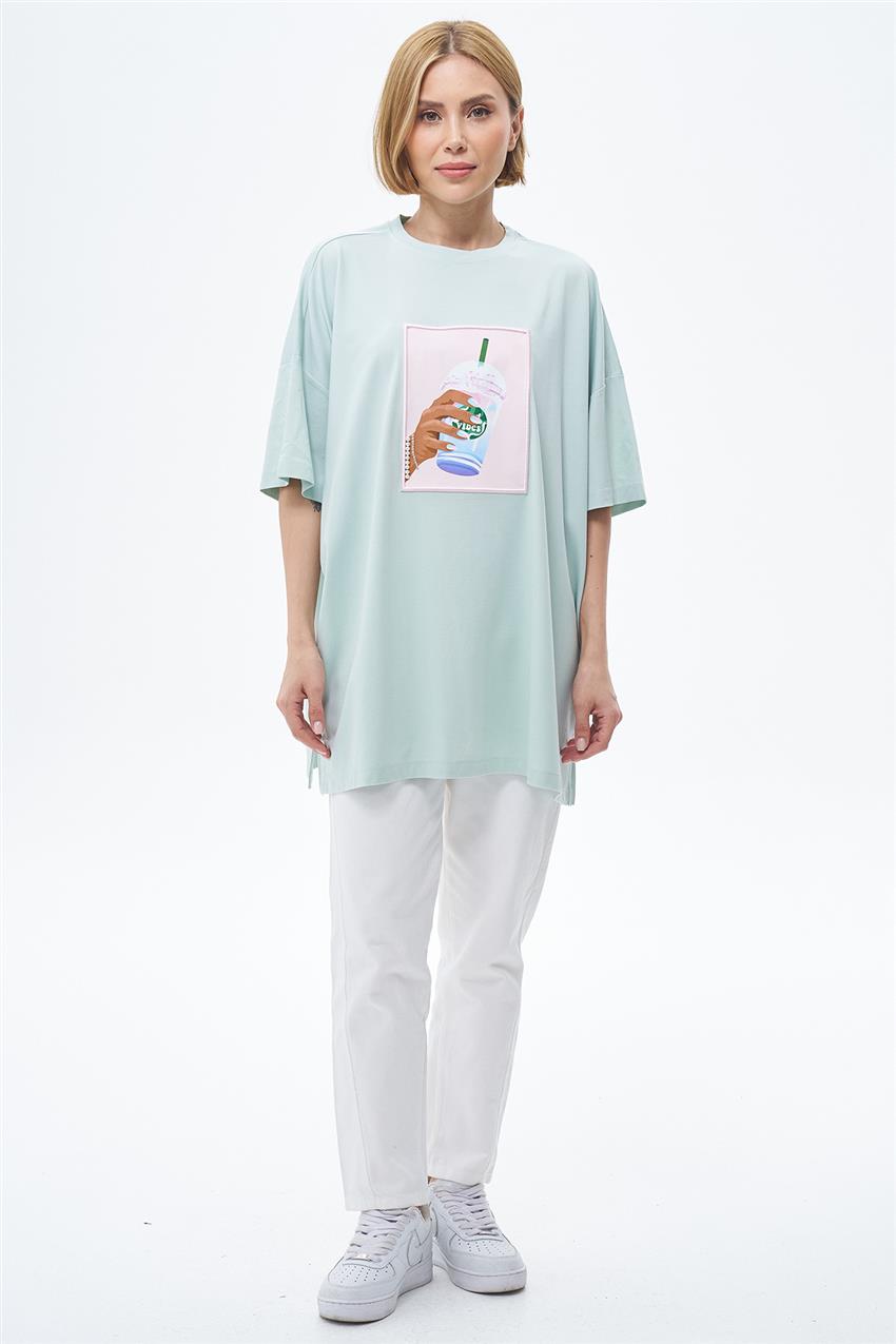 T-shirt-Light Mint 0032774-203