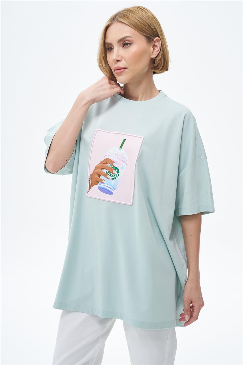 T-shirt-Light Mint 0032774-203