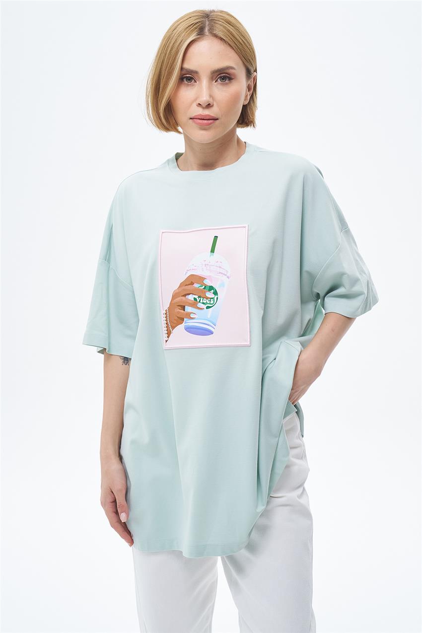 T-shirt-Light Mint 0032774-203