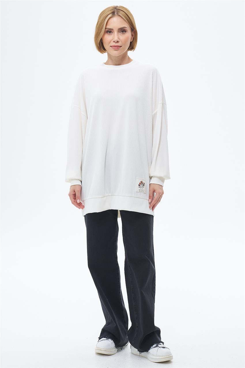 Sweatshirt-Ecru 0030427-007