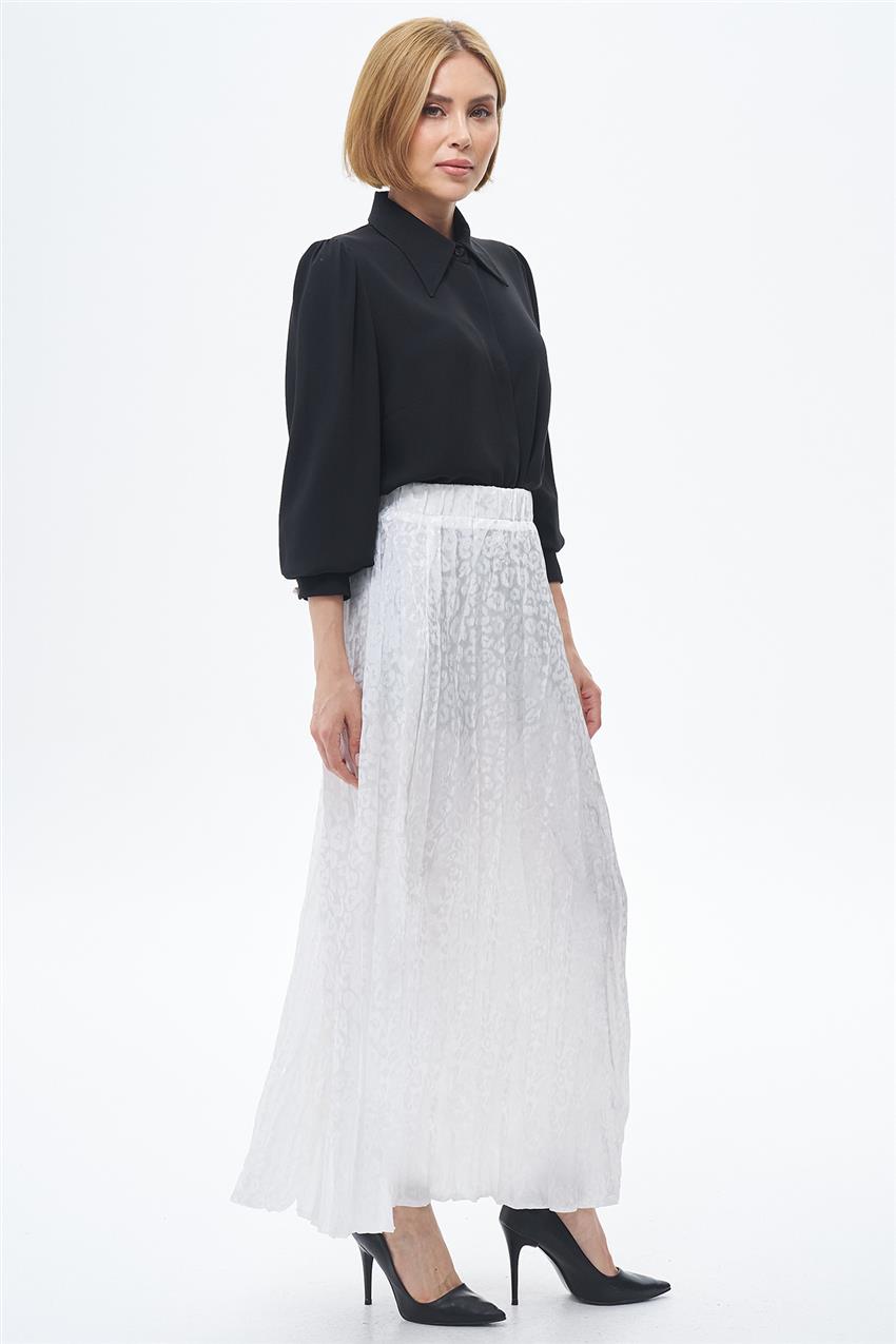 Skirt-White M148-02