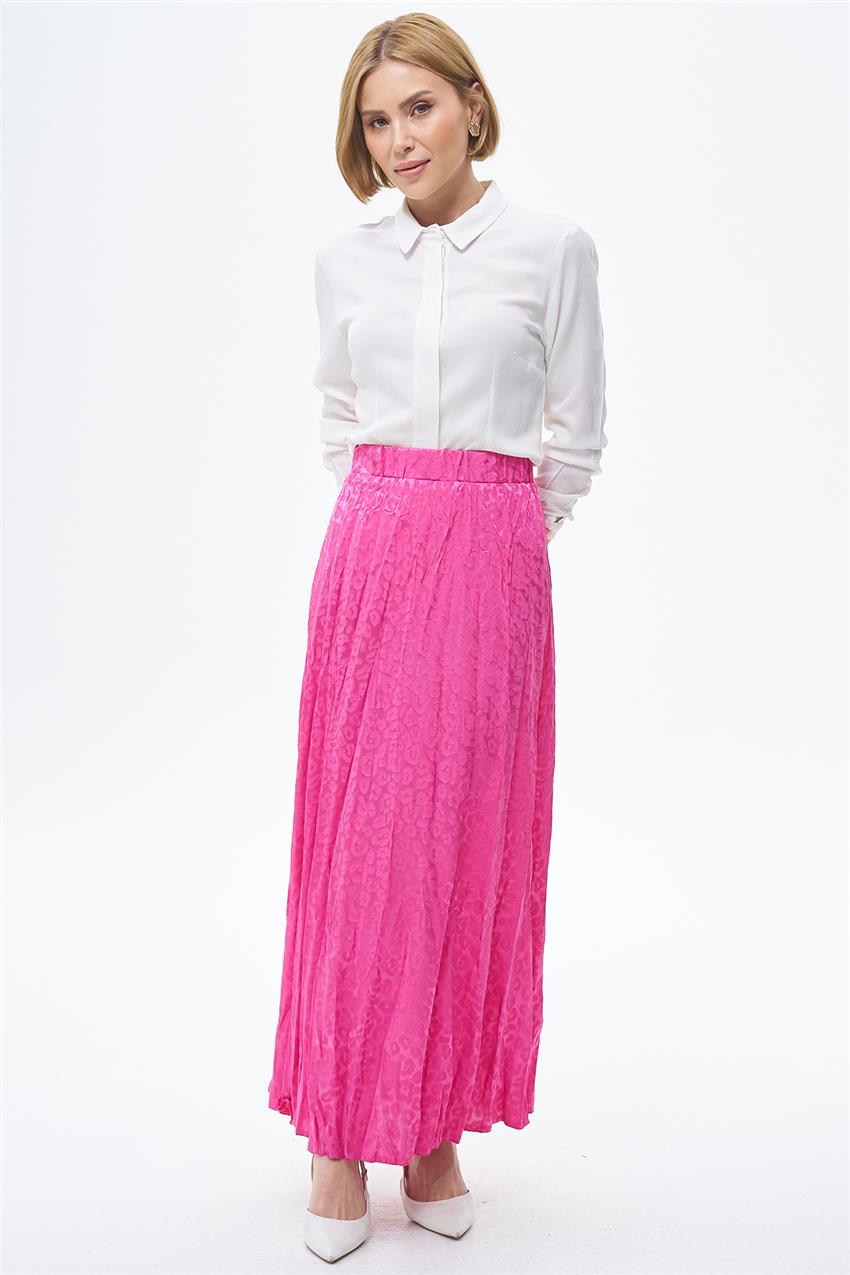 Skirt-Fuchsia M148-43