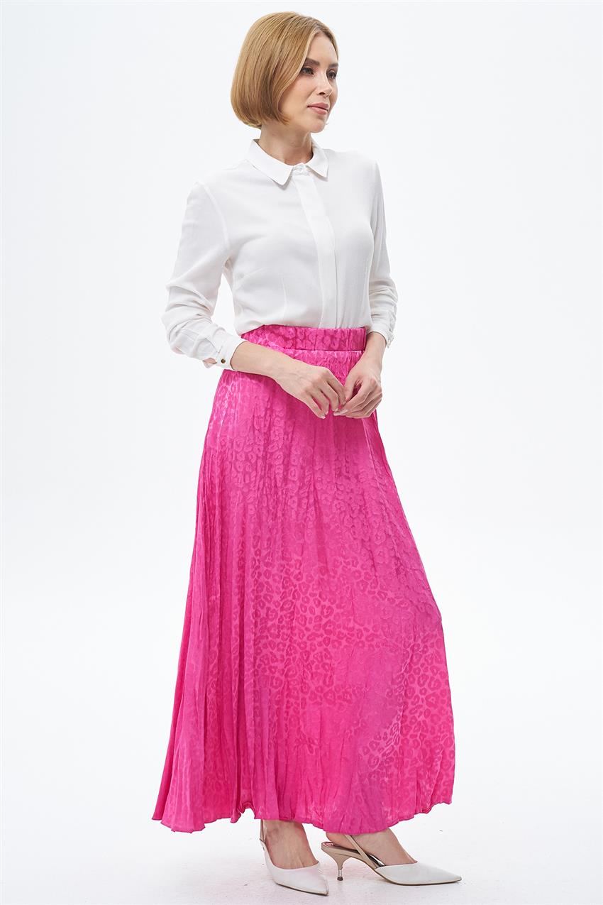 Skirt-Fuchsia M148-43