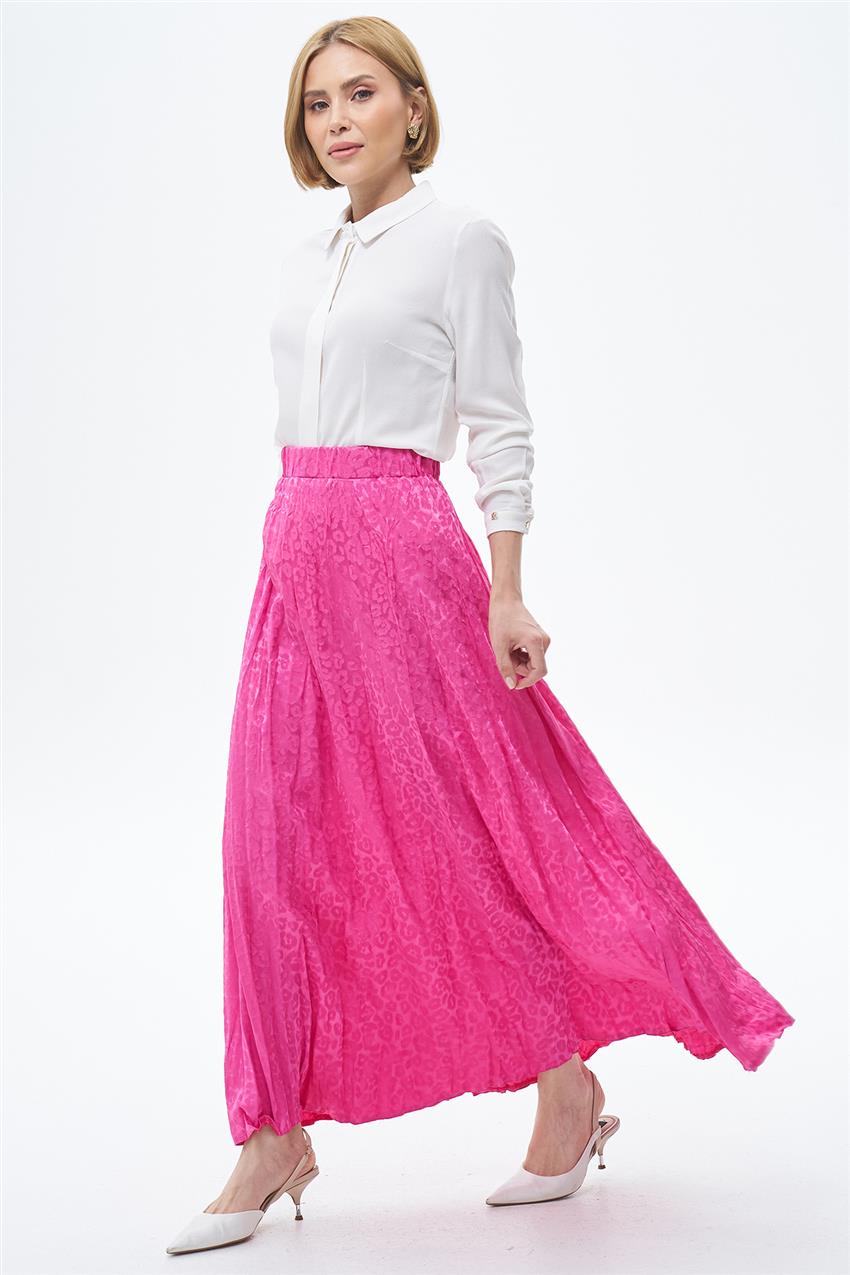 Skirt-Fuchsia M148-43