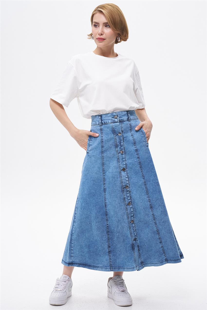 Skirt-Blue KYL-E192-70