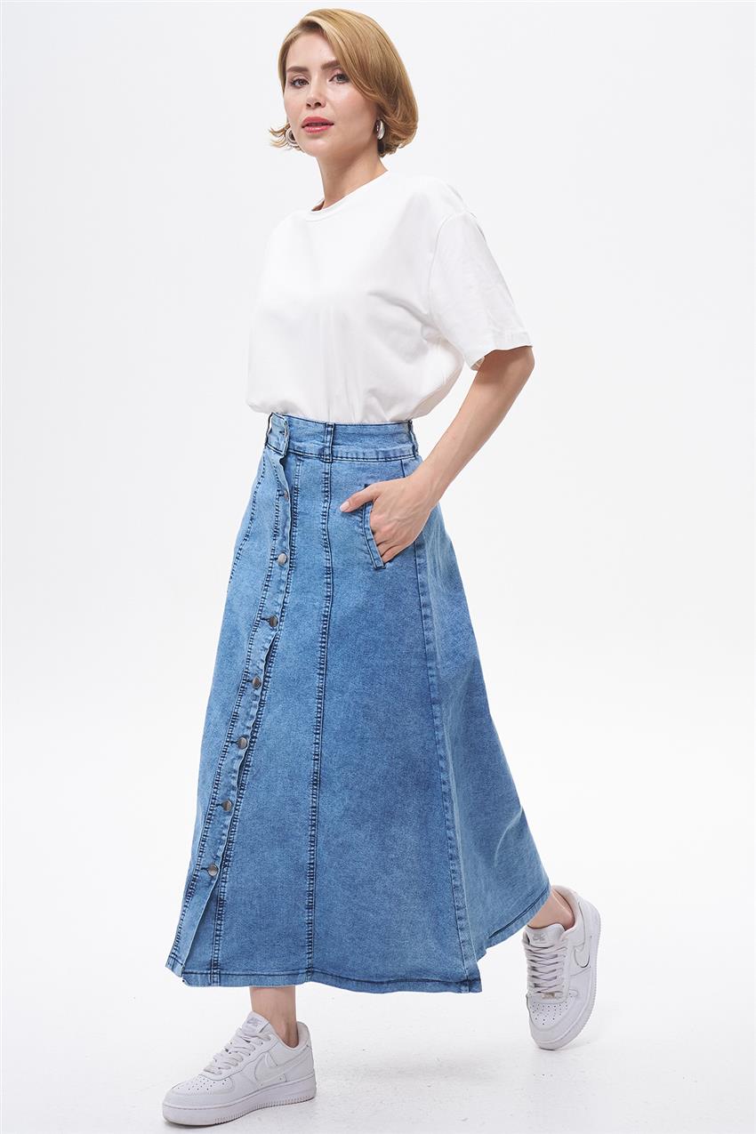 Skirt-Blue KYL-E192-70