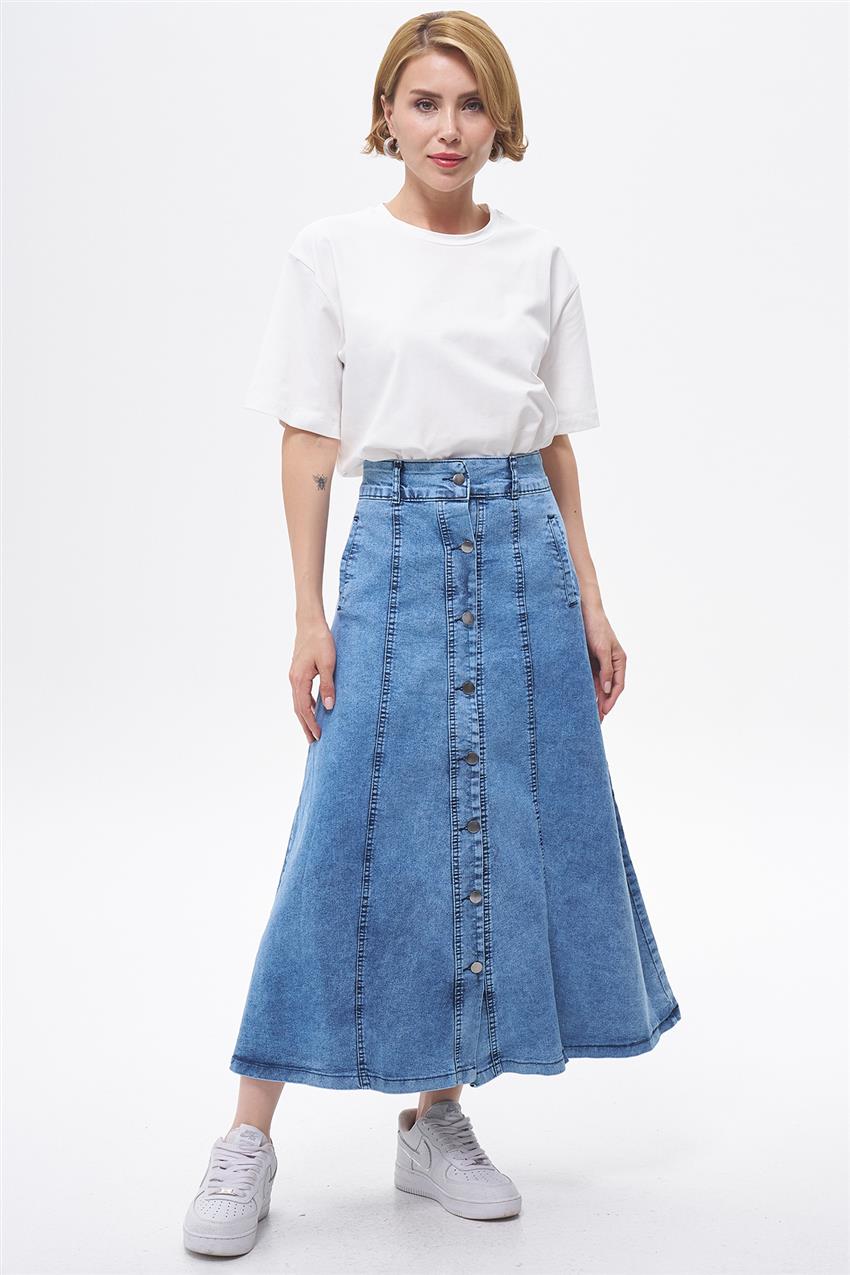 Skirt-Blue KYL-E192-70