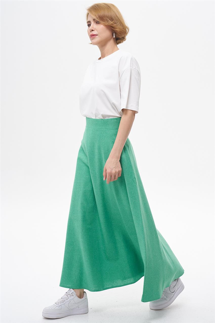 Skirt-Benetton Green EMR-RN-1408-143