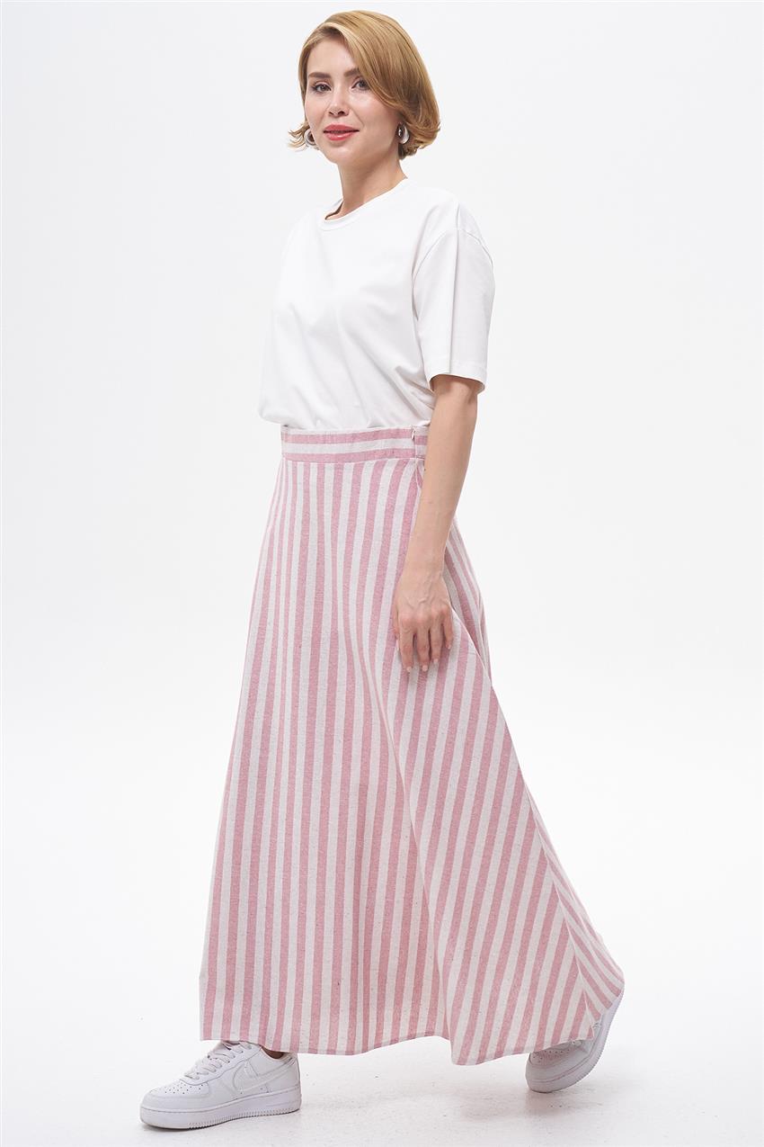 Skirt-Pink Cream EMR-ER-1404-484