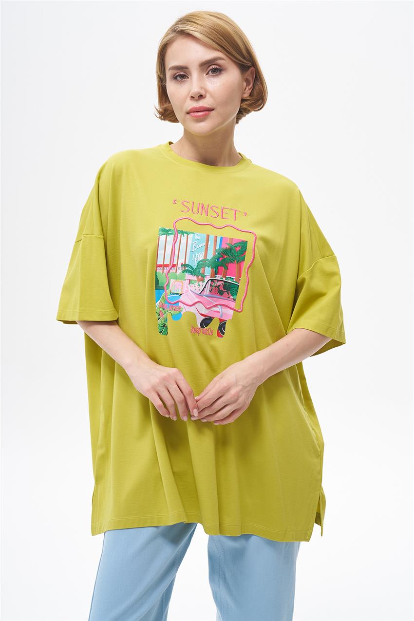 T-shirt-Lime 0032648-976