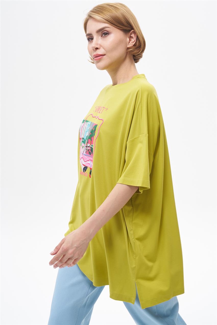 T-shirt-Lime 0032648-976