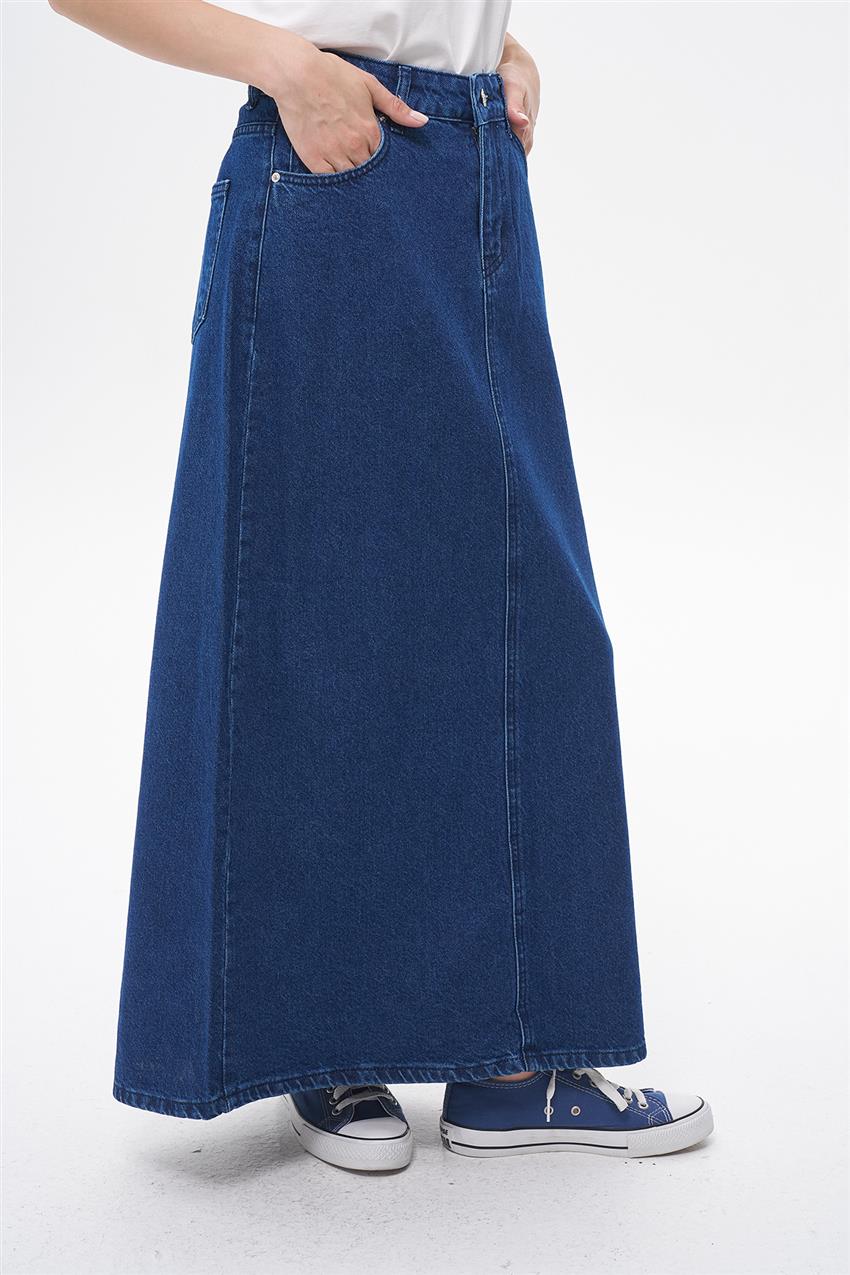 Skirt-Blue 24YTD103-2043