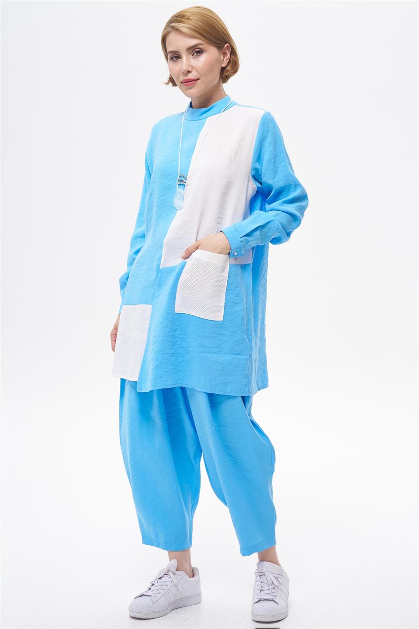 Suit-Blue Ecru 2163-251