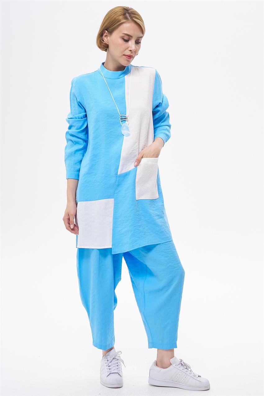 Suit-Blue Ecru 2163-251