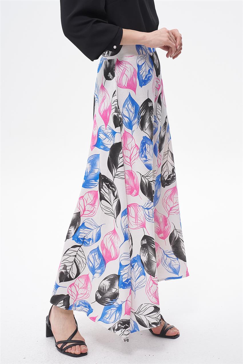 Skirt-Black Pink EMR-1881-453