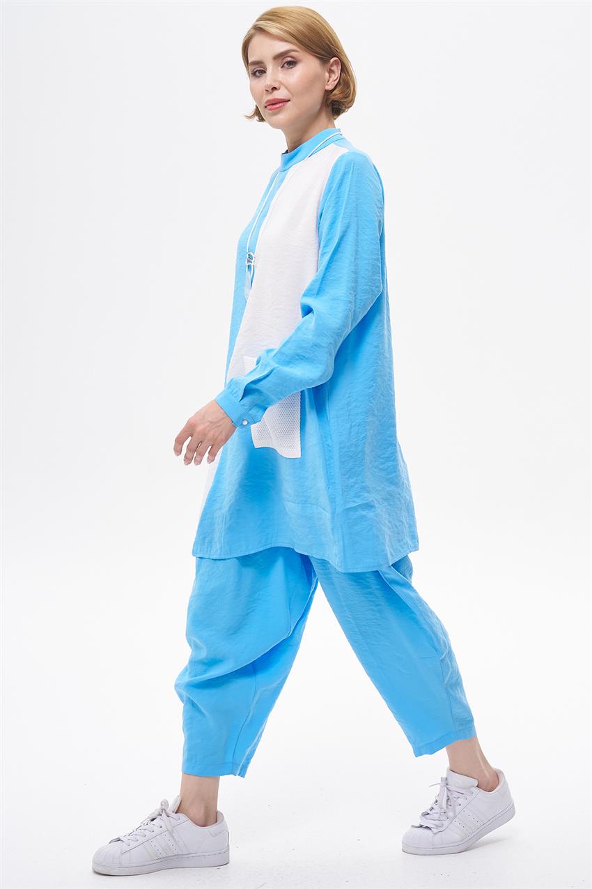 Suit-Blue Ecru 2163-251