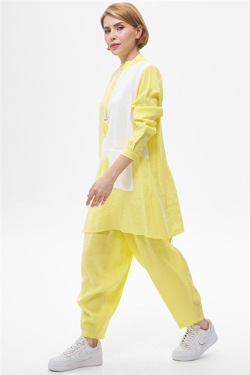 Suit-Ecru-Yellow 2163-359