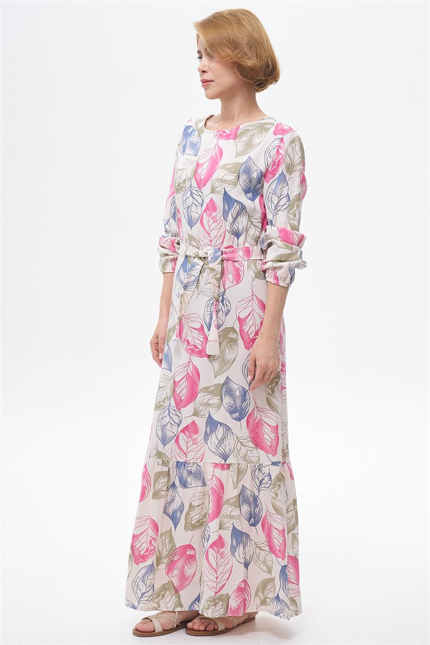 Dress-Pink Blue EMR-YM-1820-456