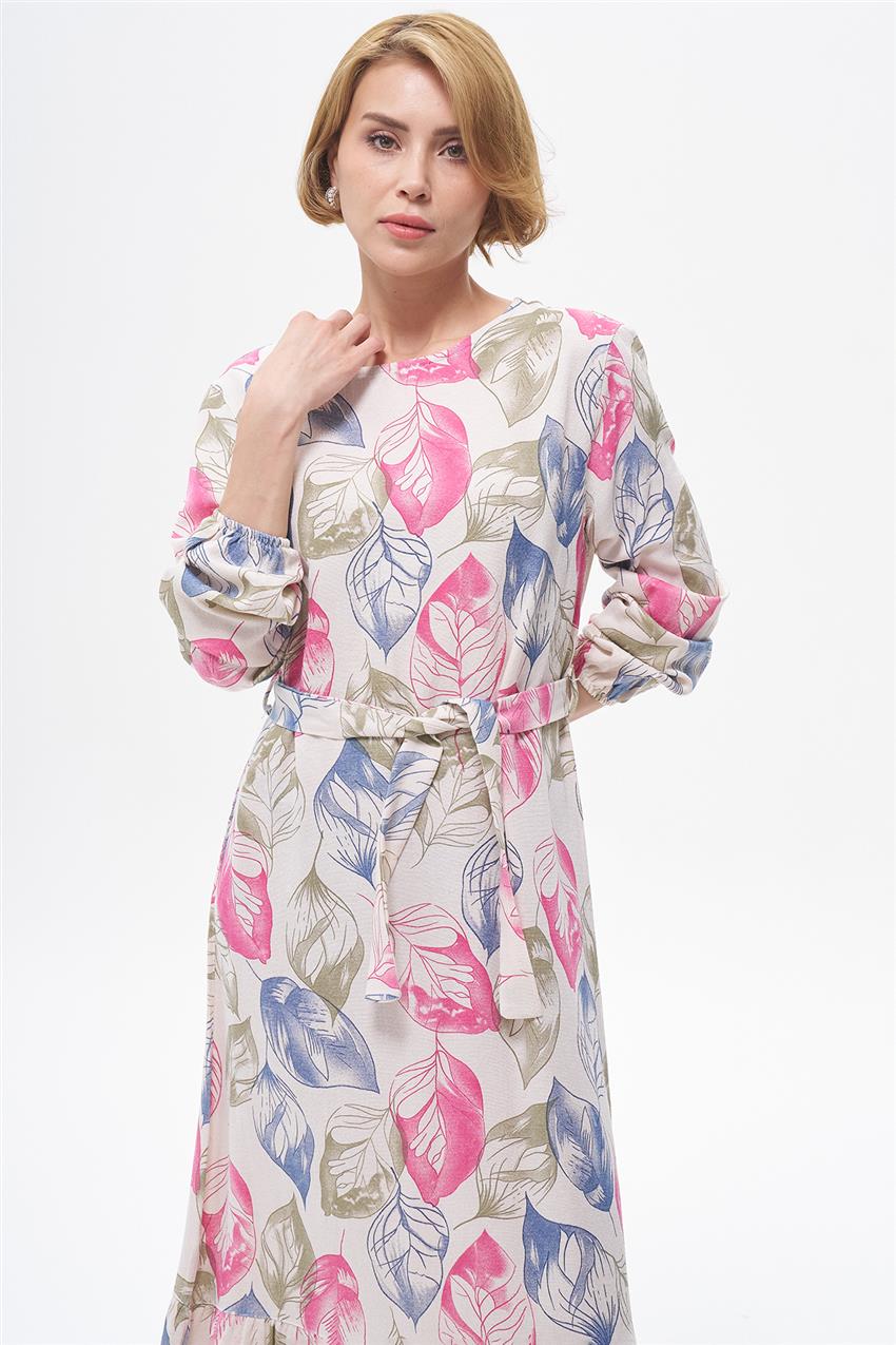 Dress-Pink Blue EMR-YM-1820-456