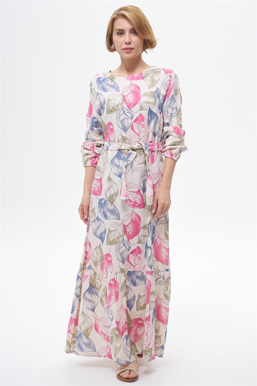 Dress-Pink Blue EMR-YM-1820-456