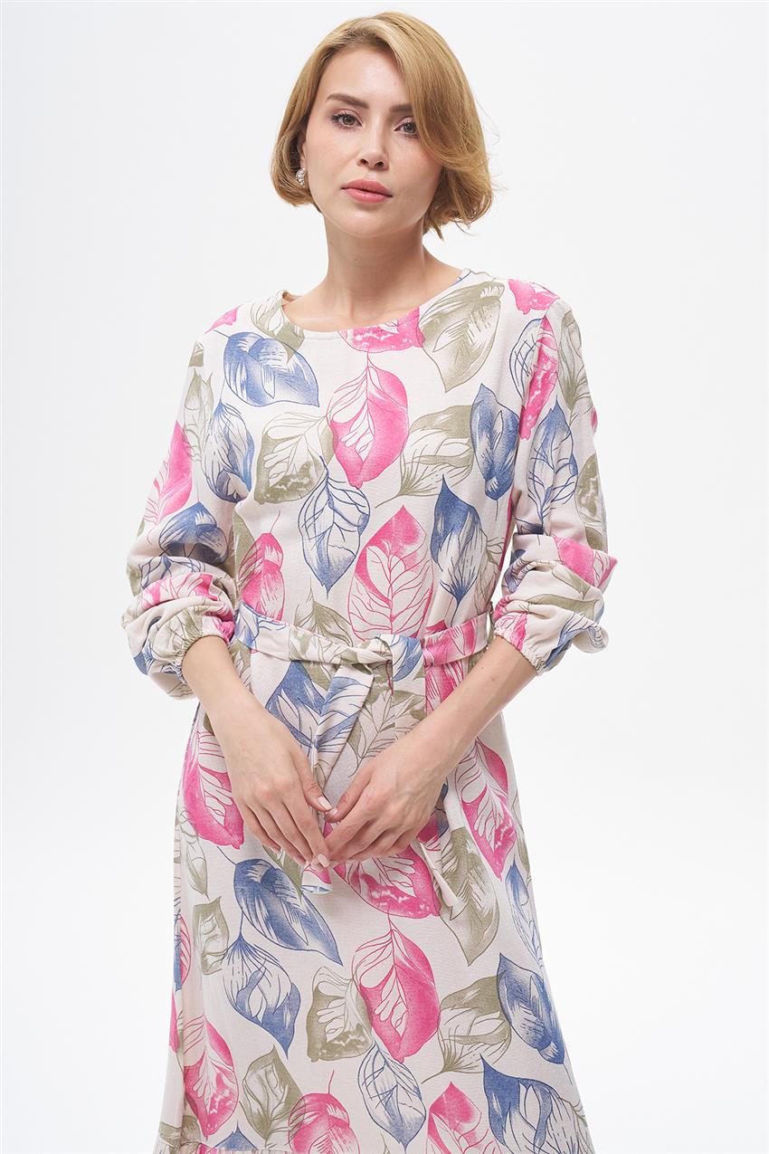 Dress-Pink Blue EMR-YM-1820-456