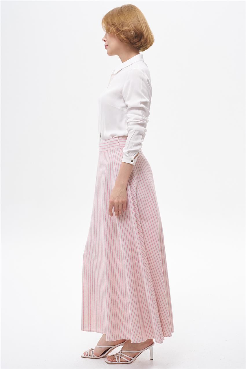 Skirt-Pink Cream EMR-AR-1505-484