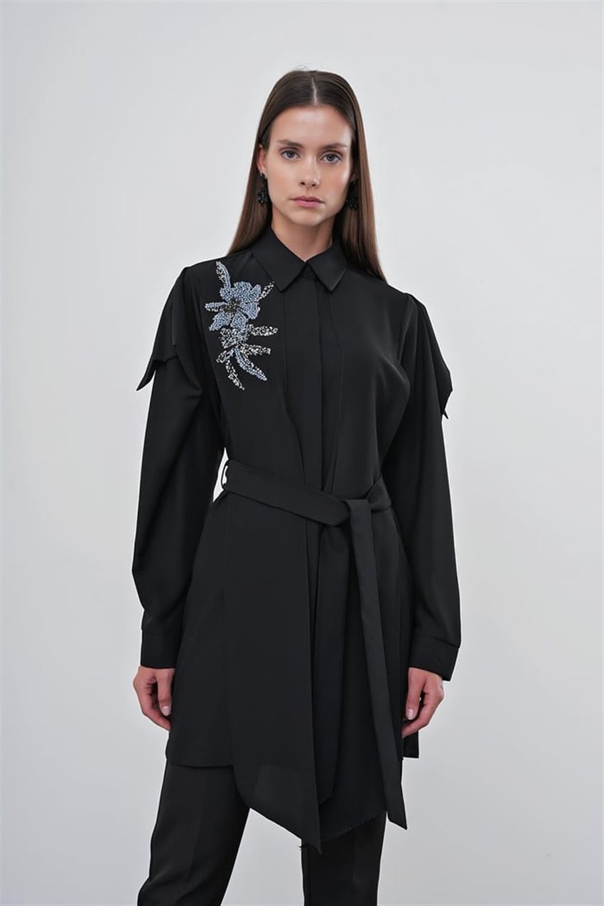 Tunic-Black T-1502-R1210