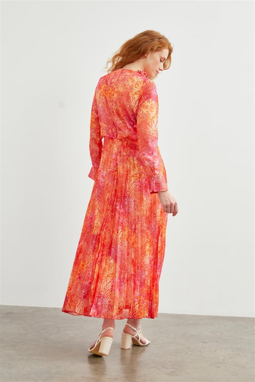 Dress-orange E-0407-R1187