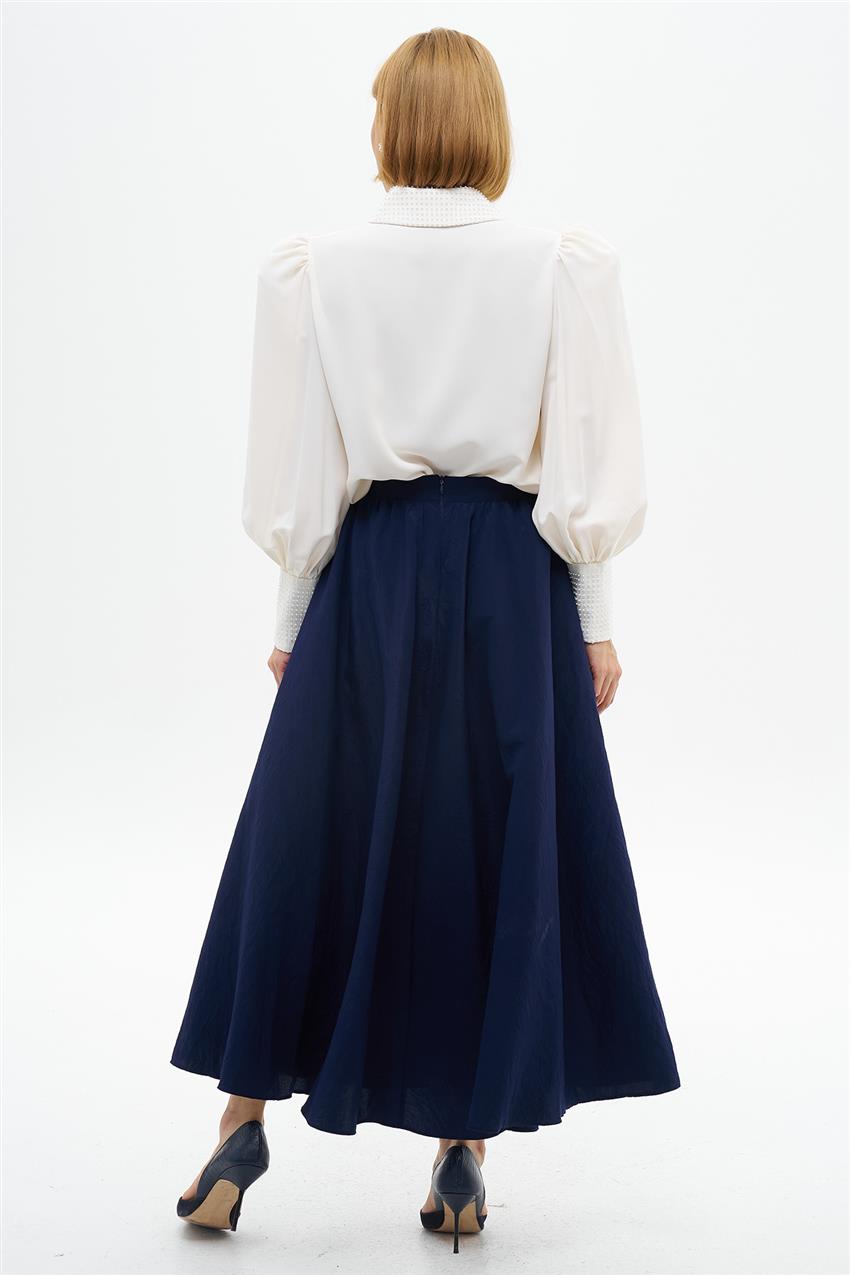 Skirt-Navy Blue 24Y1FT076-102