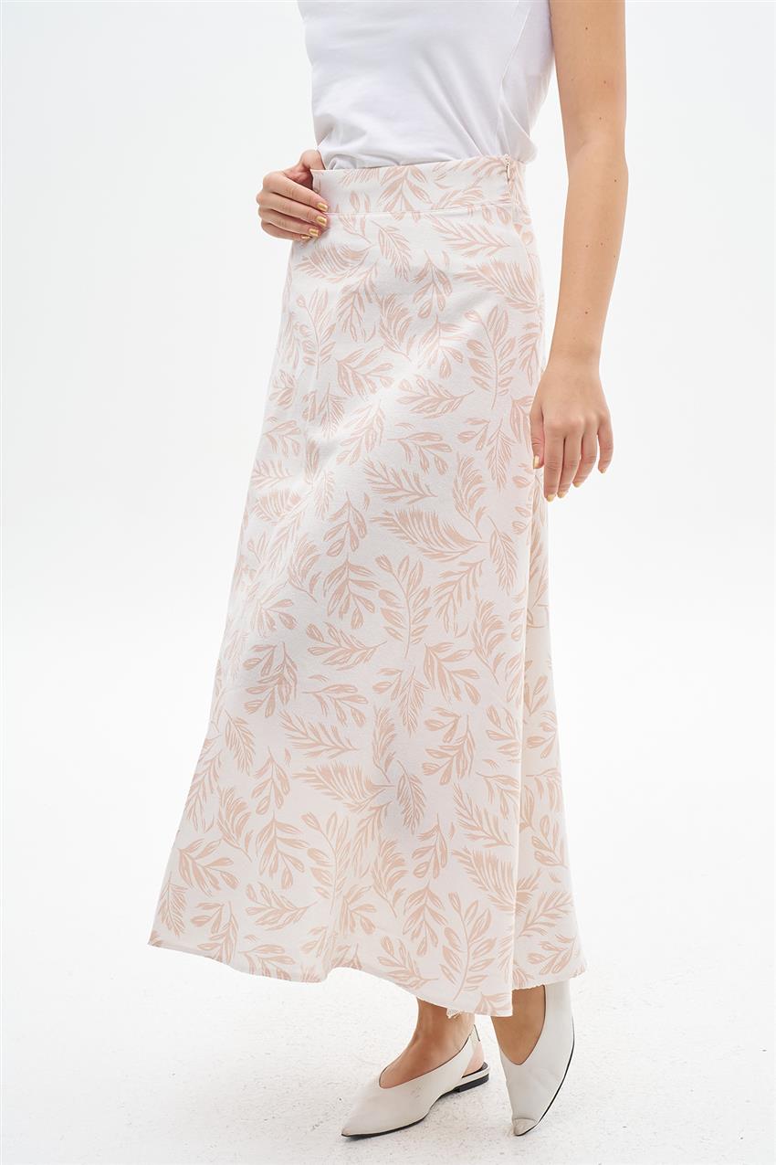 Skirt-Beige EMR-1883-11