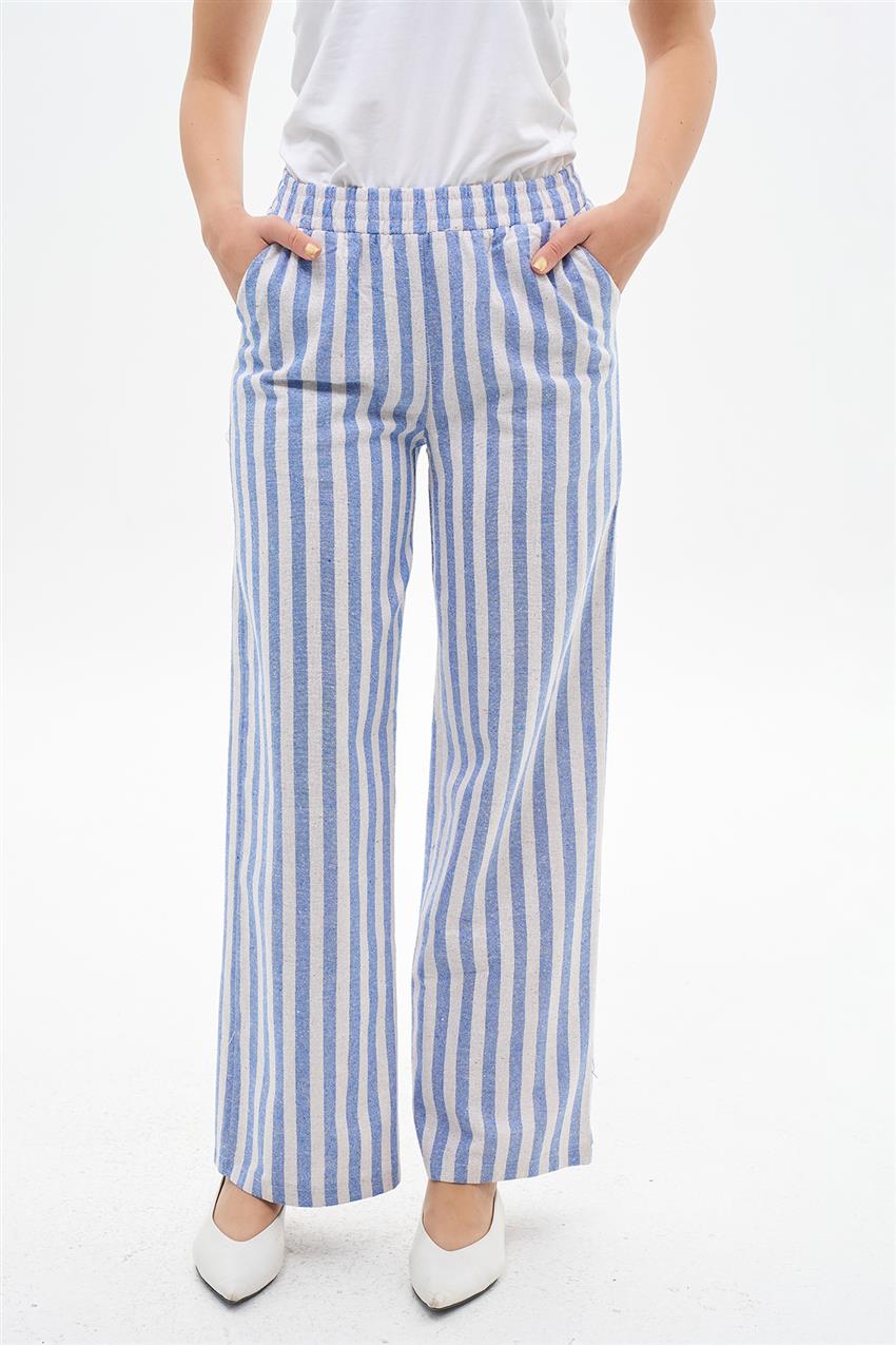 Pants-Blue Ecru EMR-2102-251