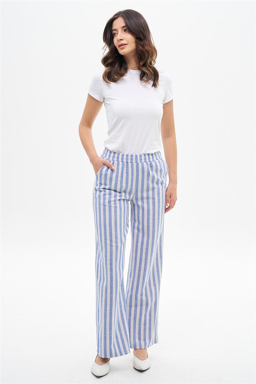 Pants-Blue Ecru EMR-2102-251