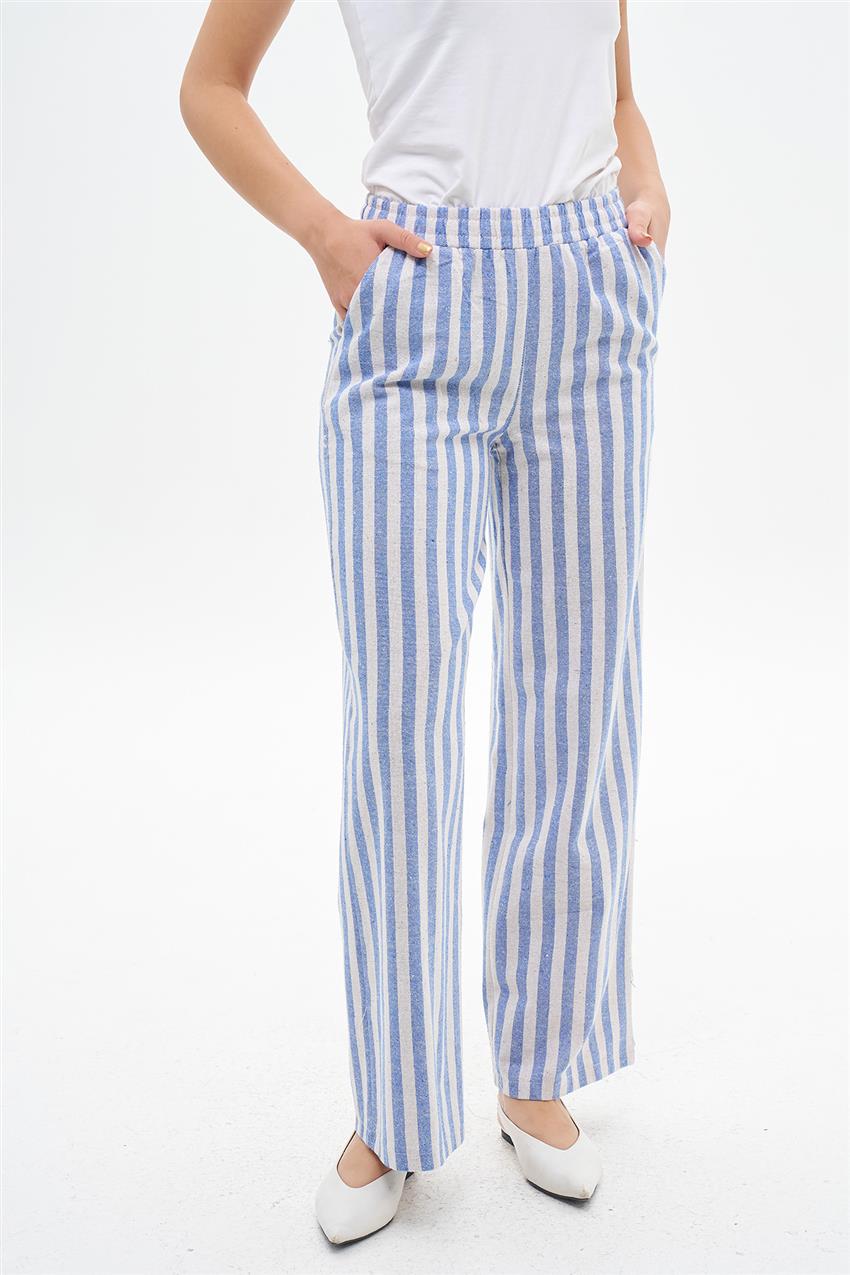 Pants-Blue Ecru EMR-2102-251