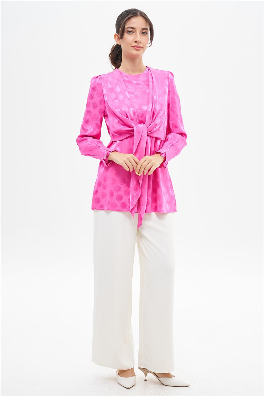 Suit-Fuchsia Ecru TK-1142-R8761