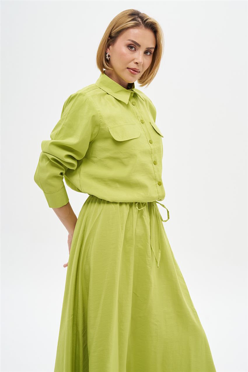 Suit-Oil Green my-8966-109