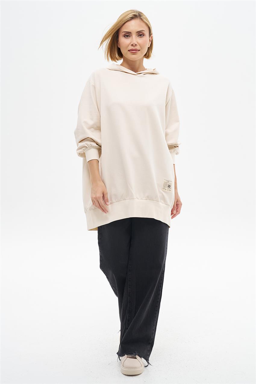 Sweatshirt-Beige my-8764-11