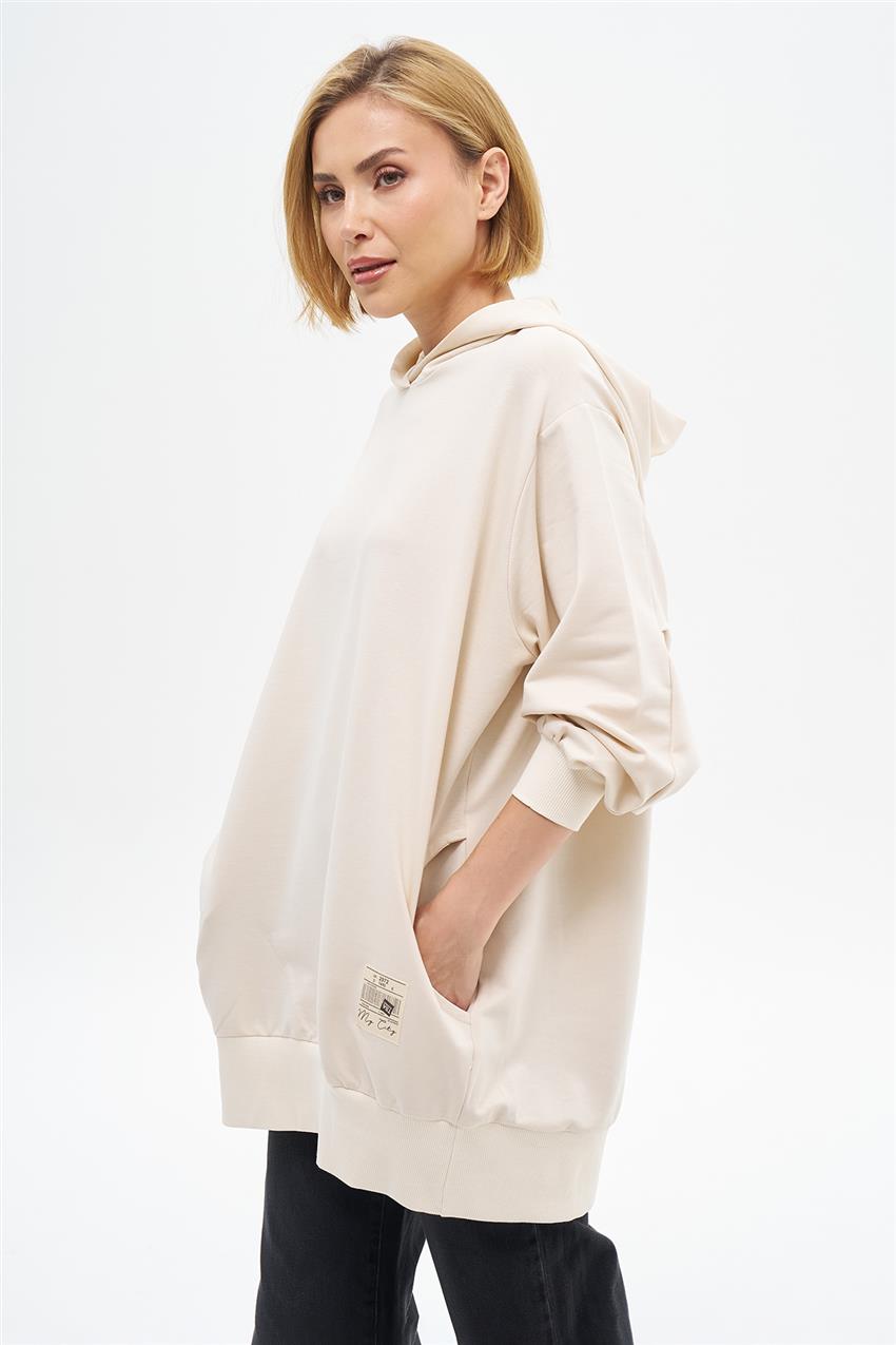 Sweatshirt-Beige my-8764-11