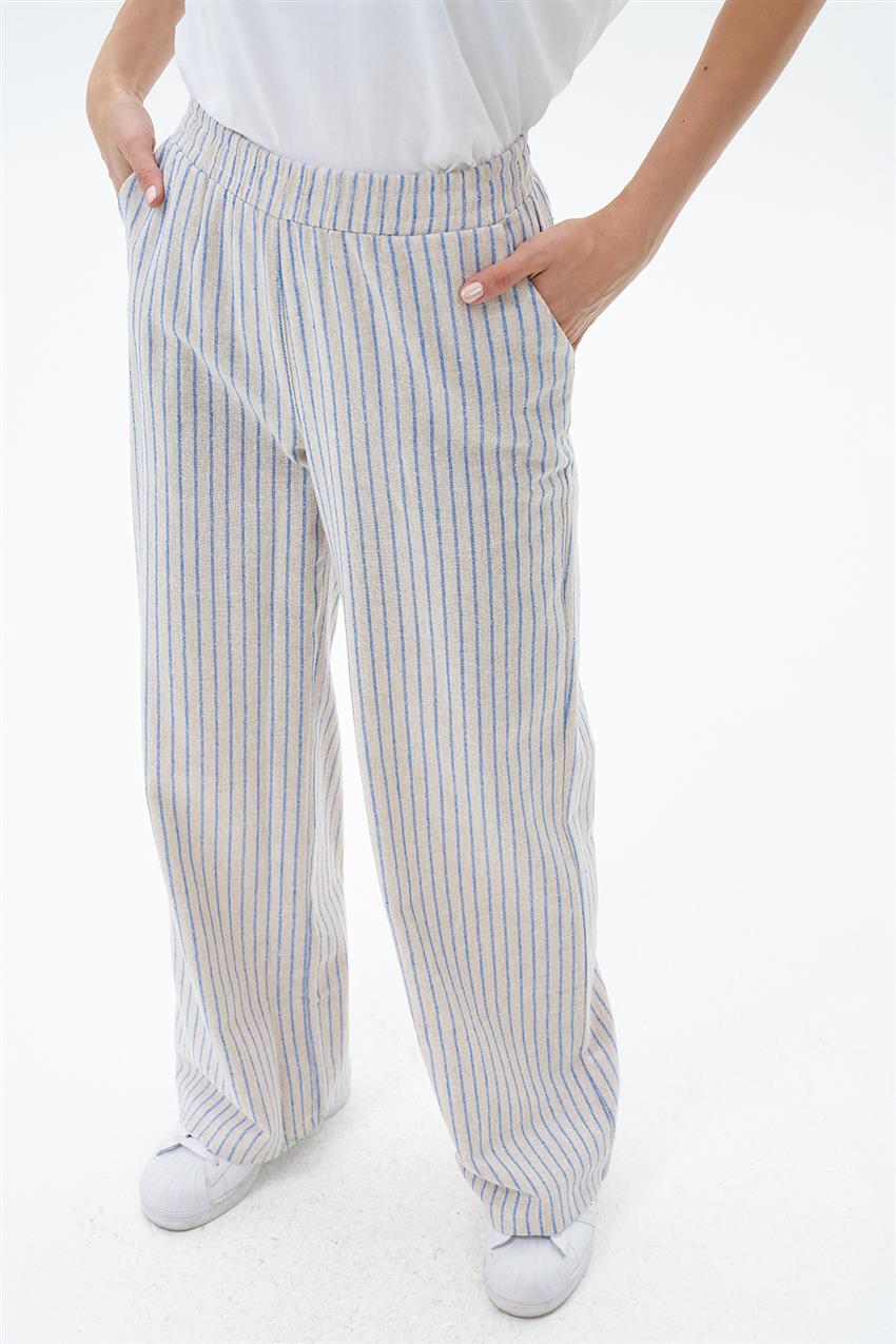 Pants-Blue Ecru EMR-2100-251