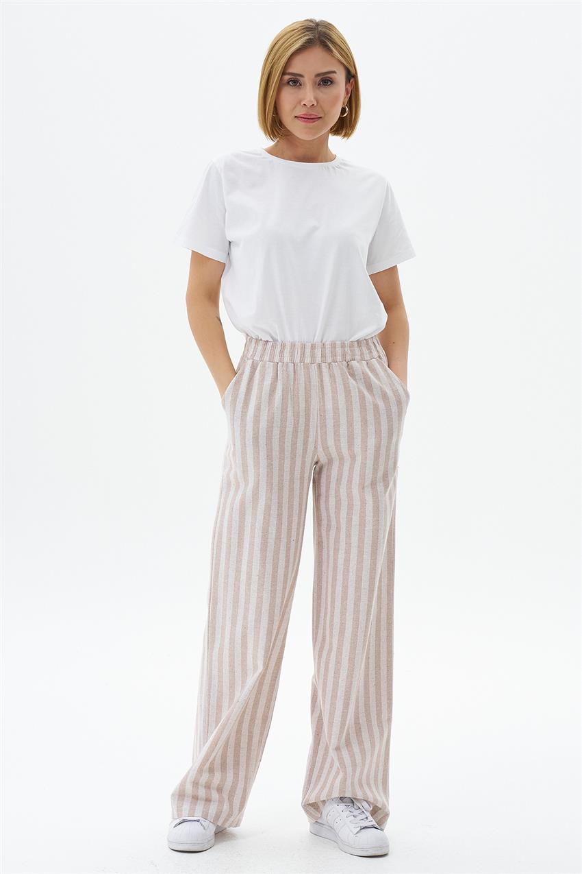 Pants-Ecru-Beige EMR-2102-428