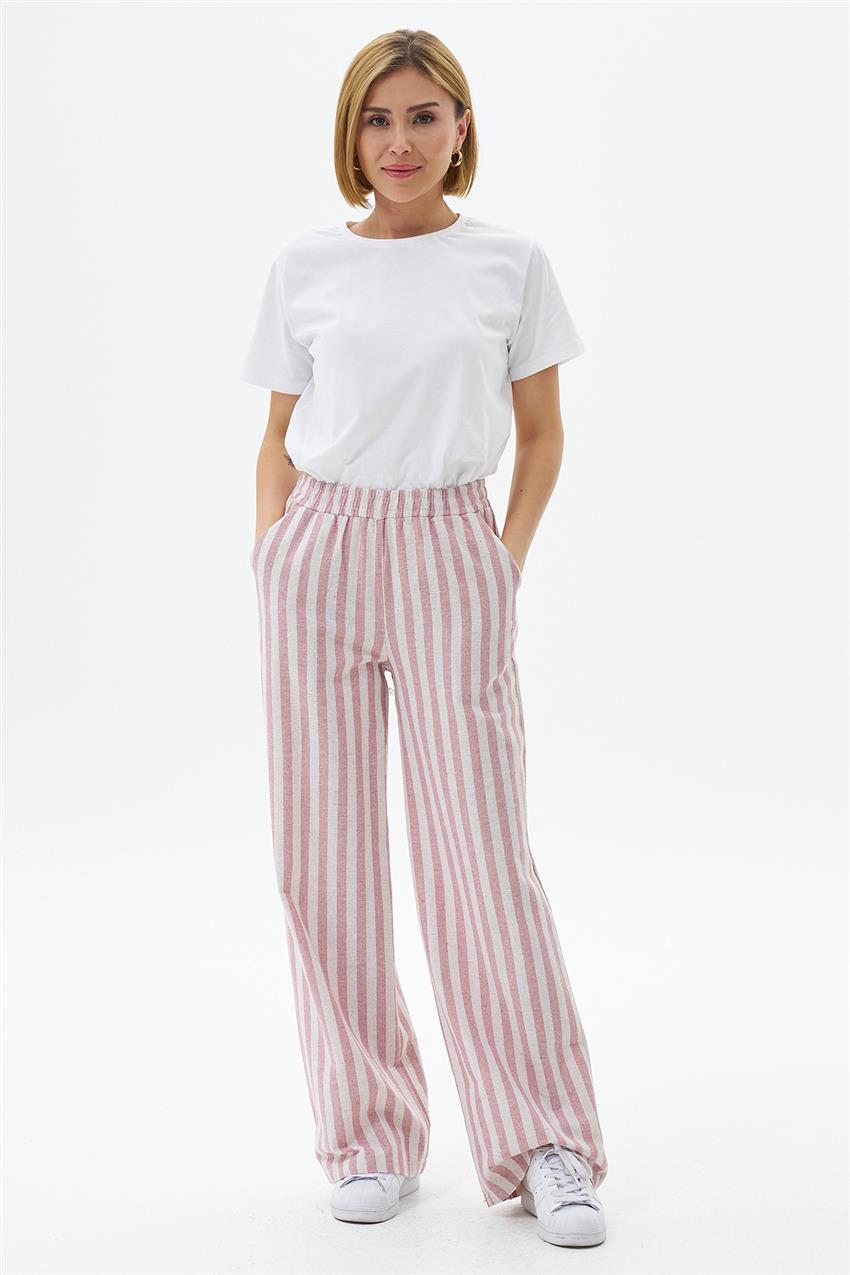 Pants-Ecru Pink EMR-2102-309