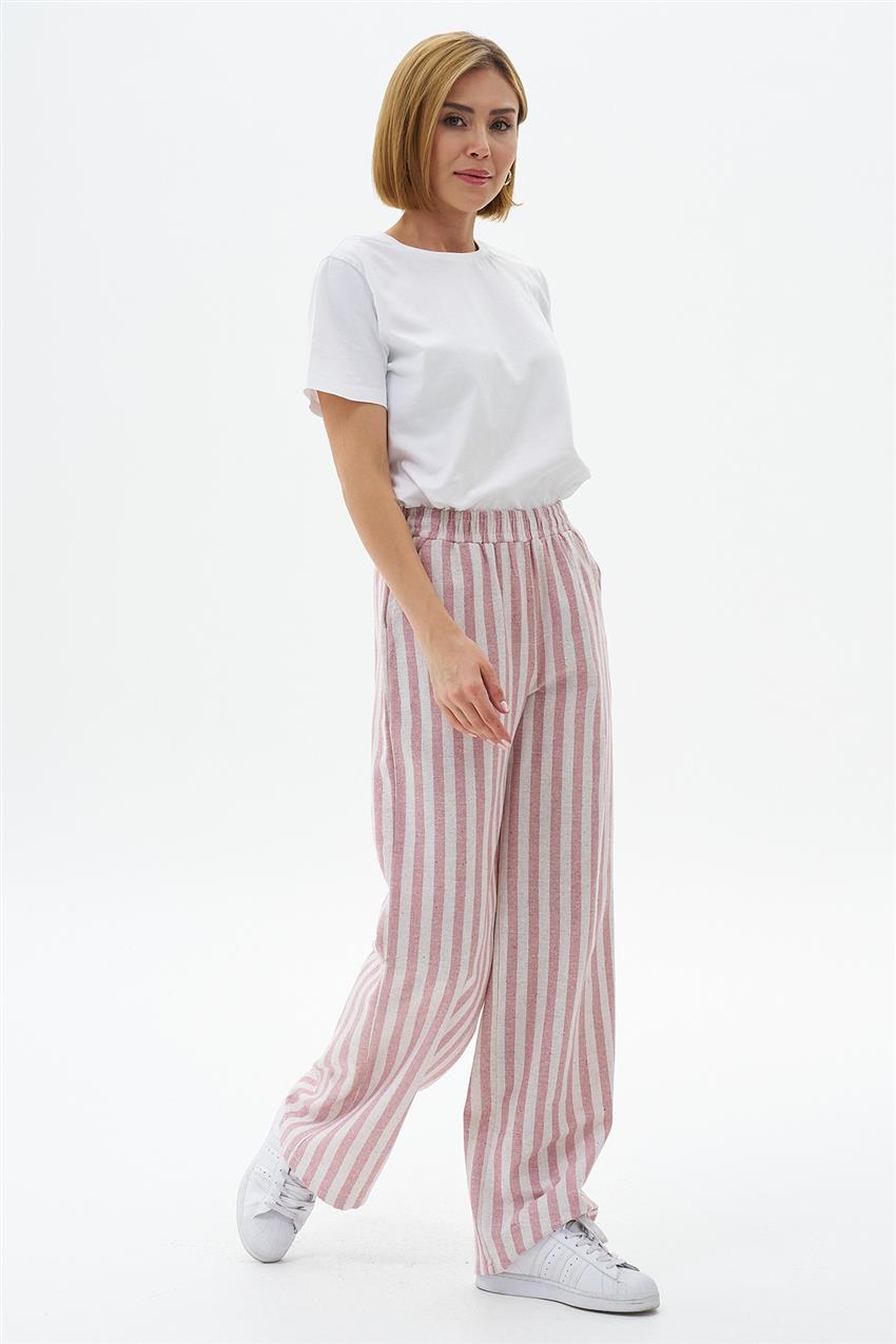 Pants-Ecru Pink EMR-2102-309