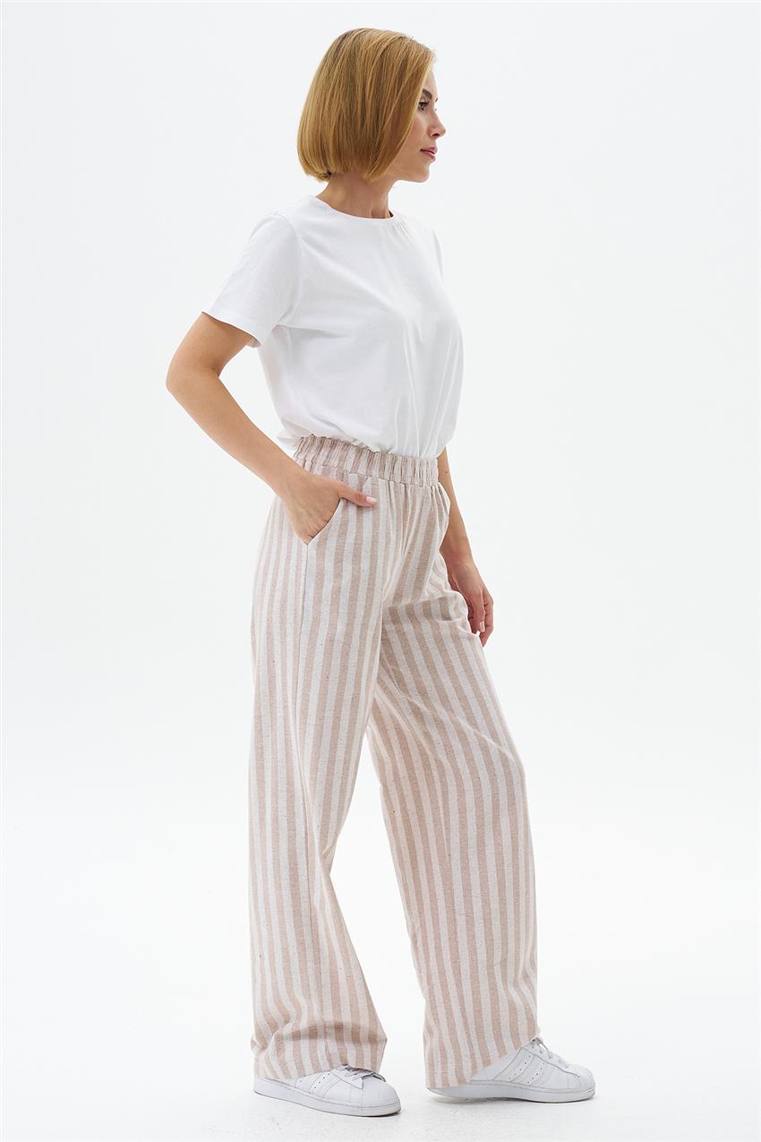 Pants-Ecru-Beige EMR-2102-428