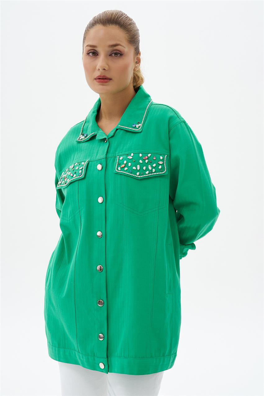 Jacket-Benetton Green my-8639-143