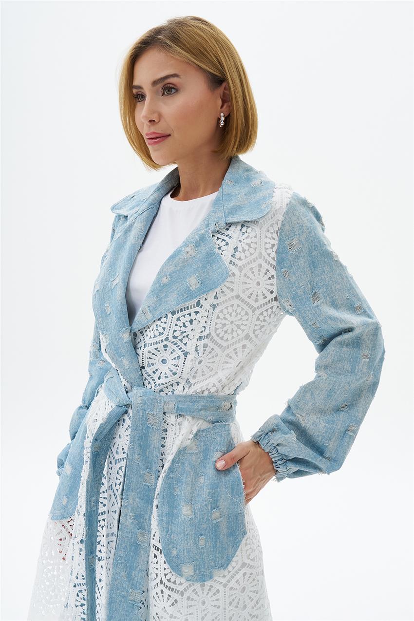 Trenchcoat-Blue Ecru 1100-251