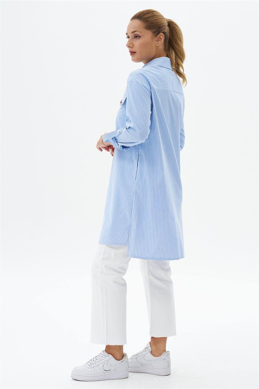 Tunic-Blue 24YT495-2043