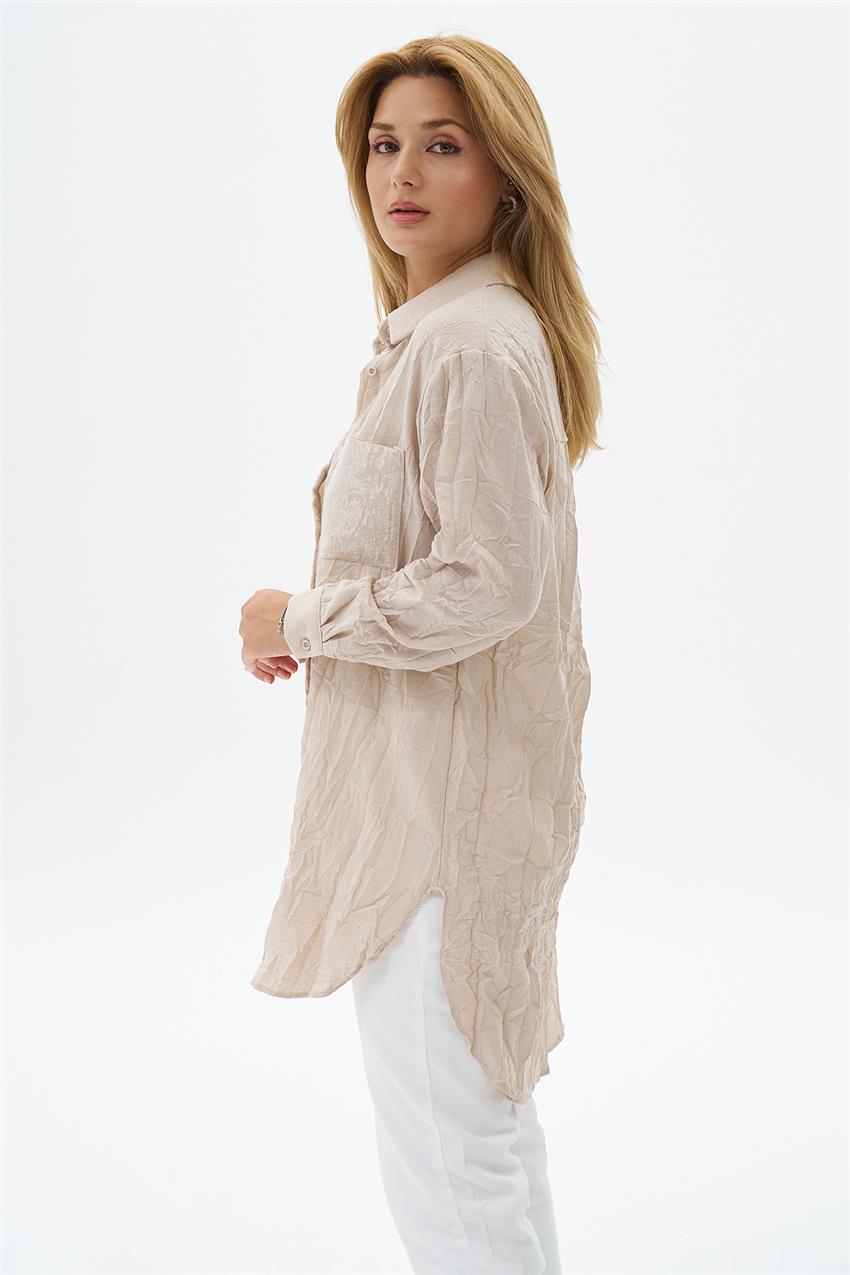 Shirt-Beige 10524-11