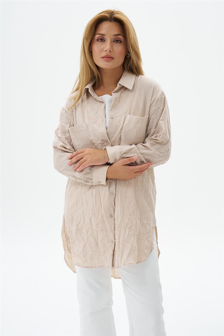 Shirt-Beige 10524-11