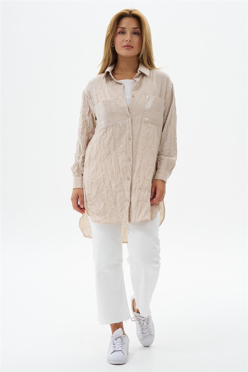 Shirt-Beige 10524-11